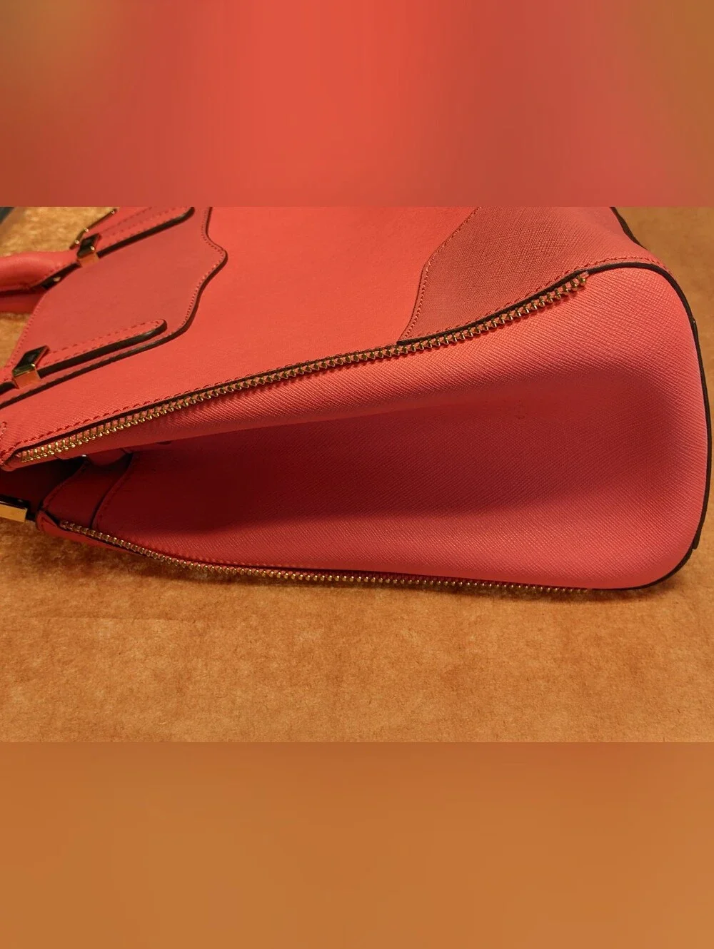 Rebecca Minkoff Satchel Handbag - Coral Pink - Used